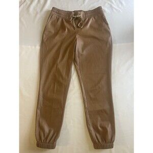 n:Philanthropy Distressed Vegan Leather Jogger Pants Size Small Moto Grunge